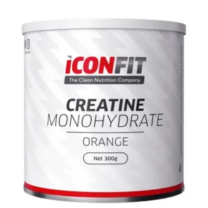 iconfit micronised creatine monohydrate orange 300g 0709 933b